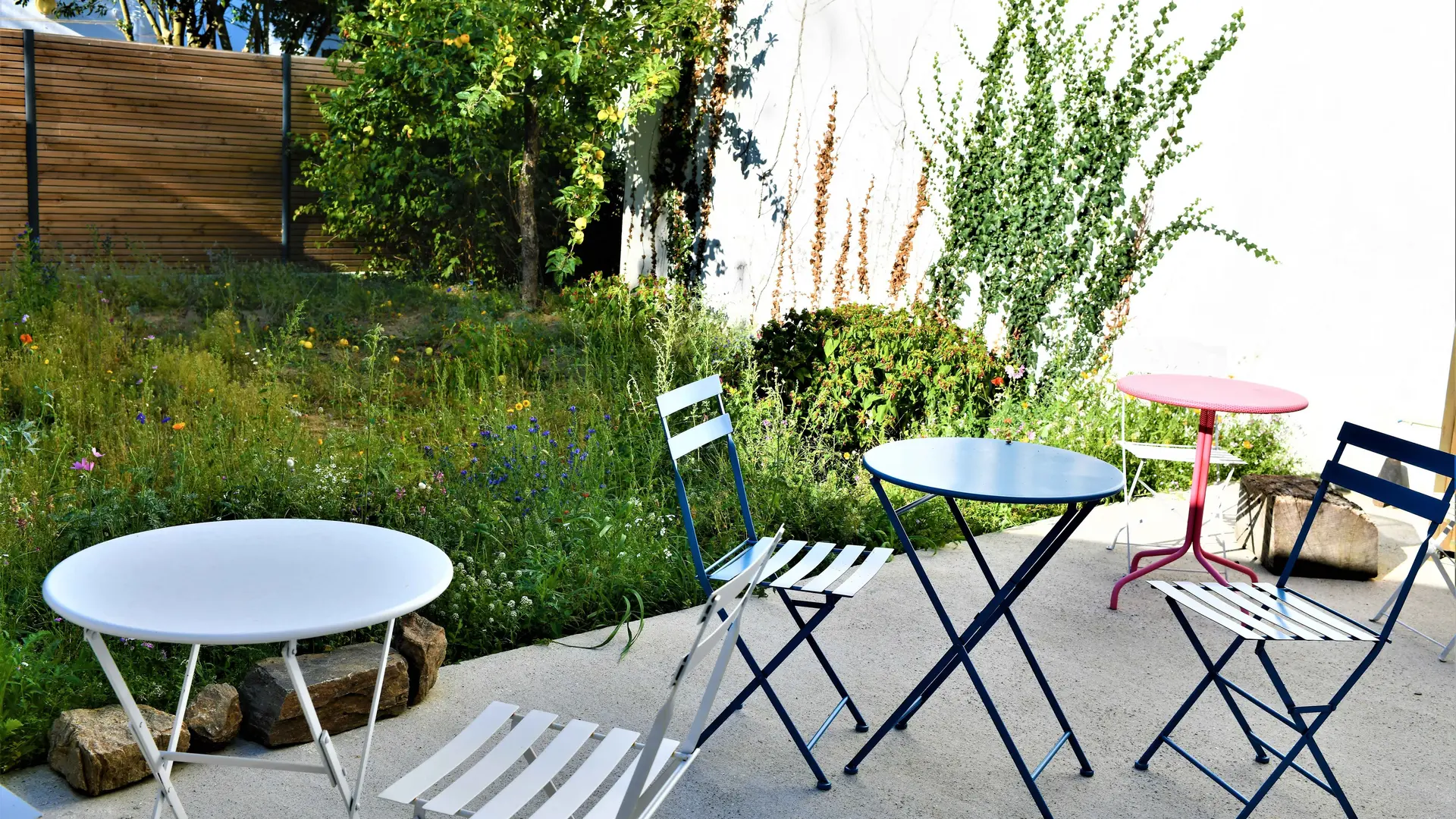 terrasse côté jardin