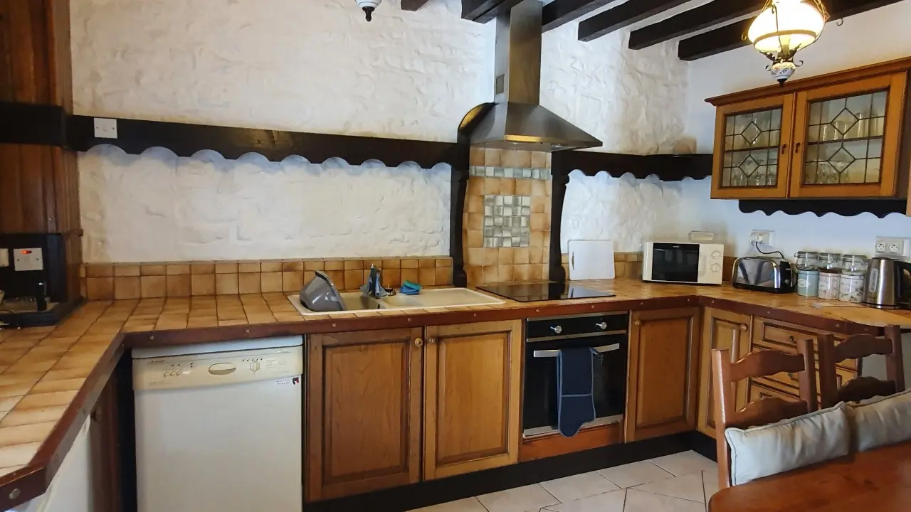 kitchen with seperate utility room and downstairs toilet