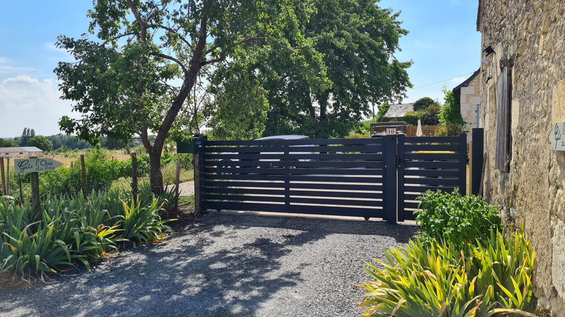 vue portail entrée