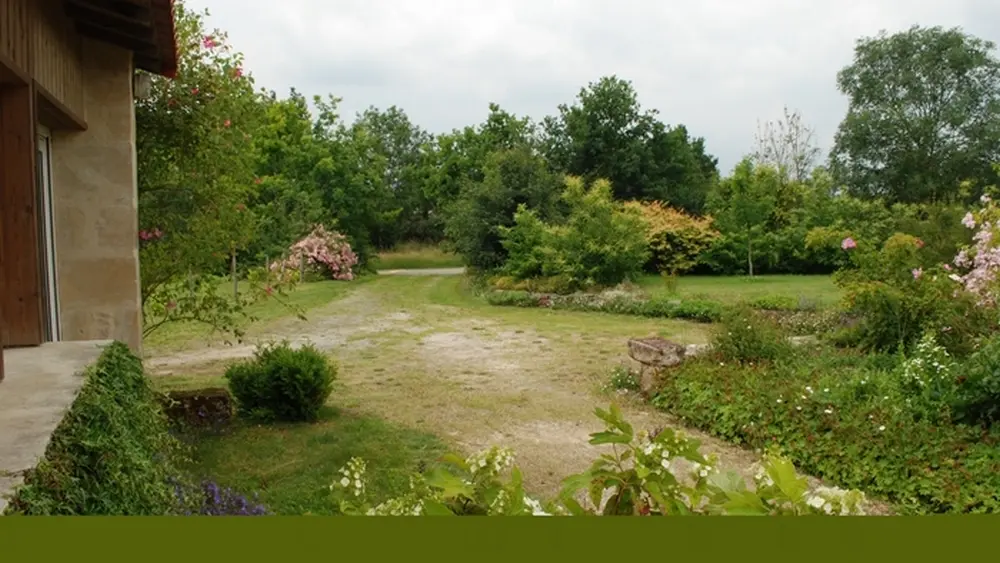 Accès pas d'âne vue de la terrasse