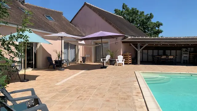 Aux Instants Partagés - Fontenay sur vegre Gite piscine 10