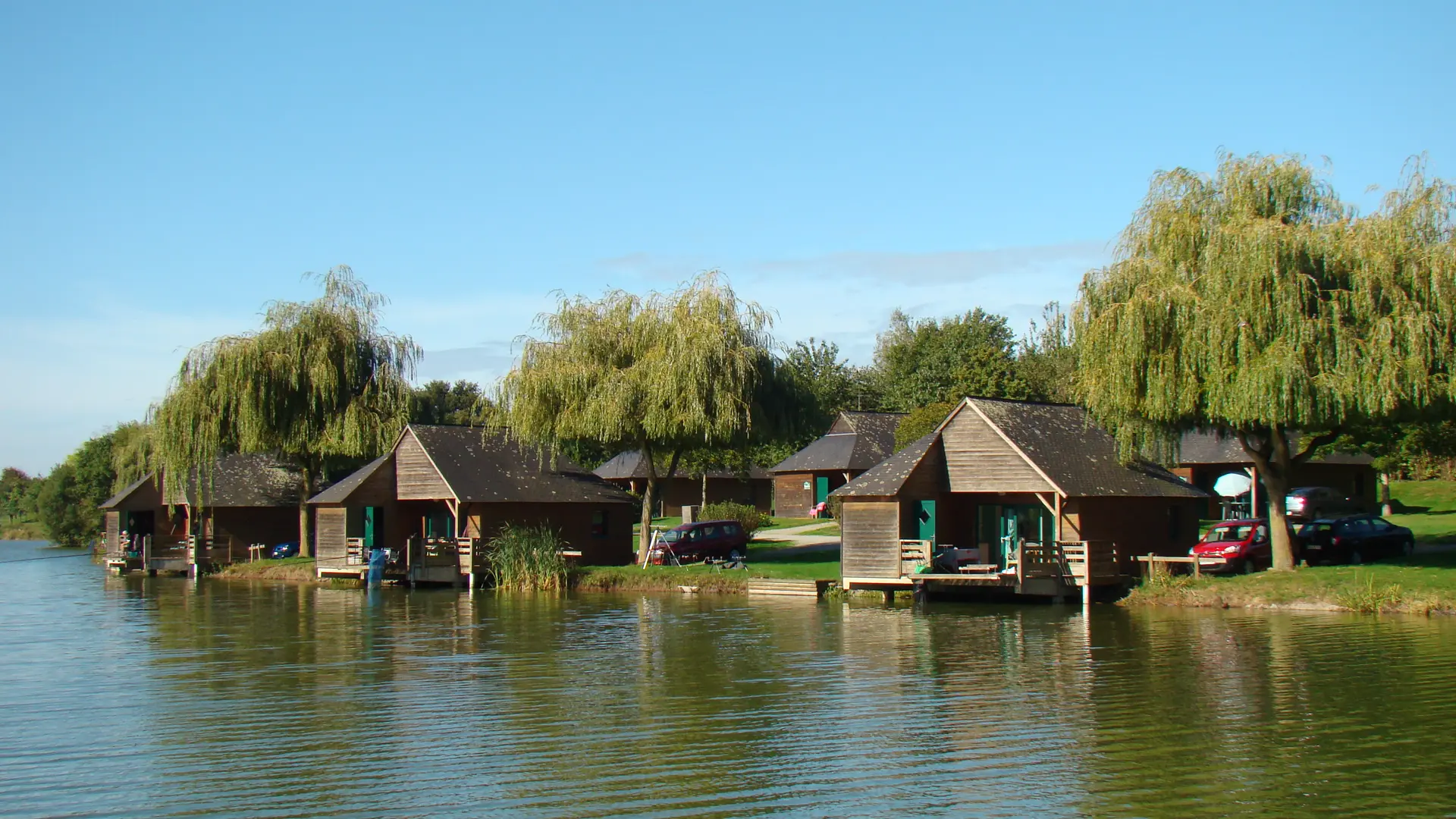 Vue sur chalets