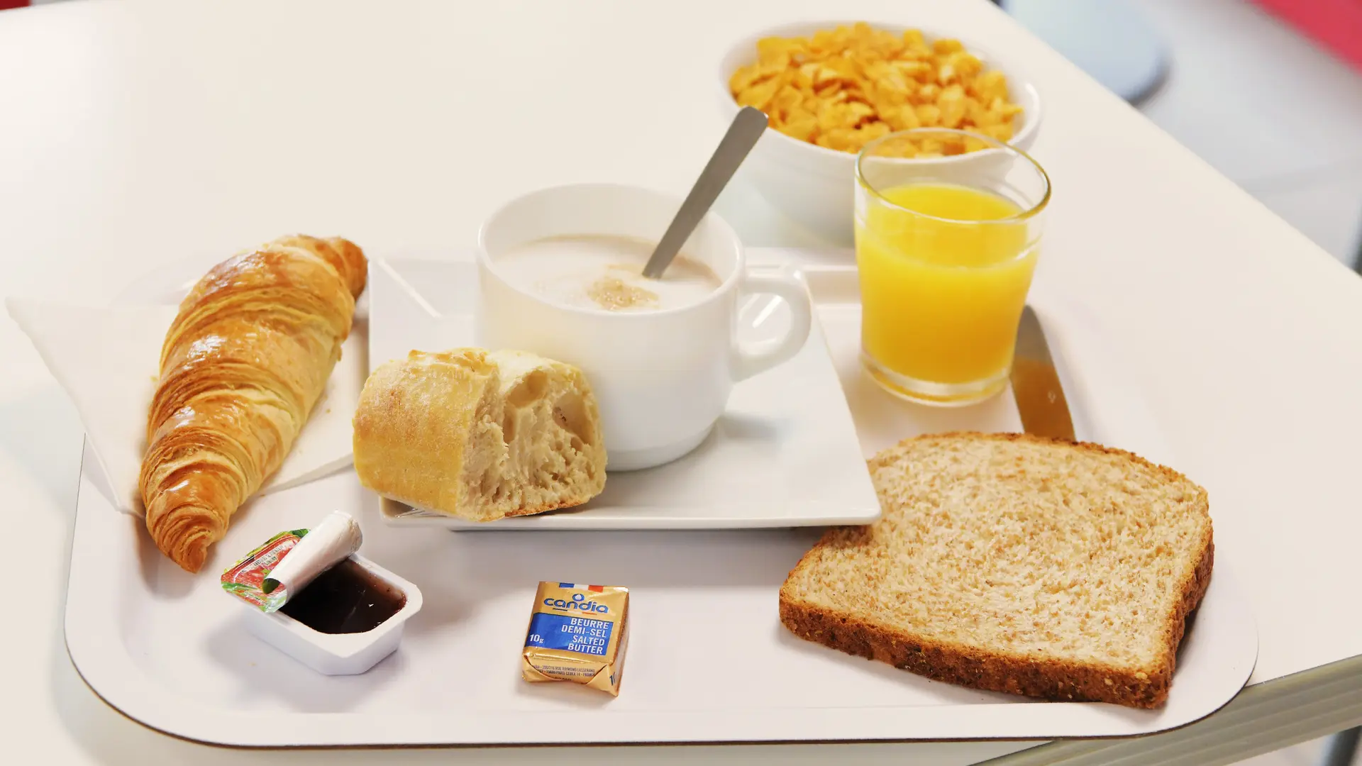 Plateau petit déjeuner (buffet)