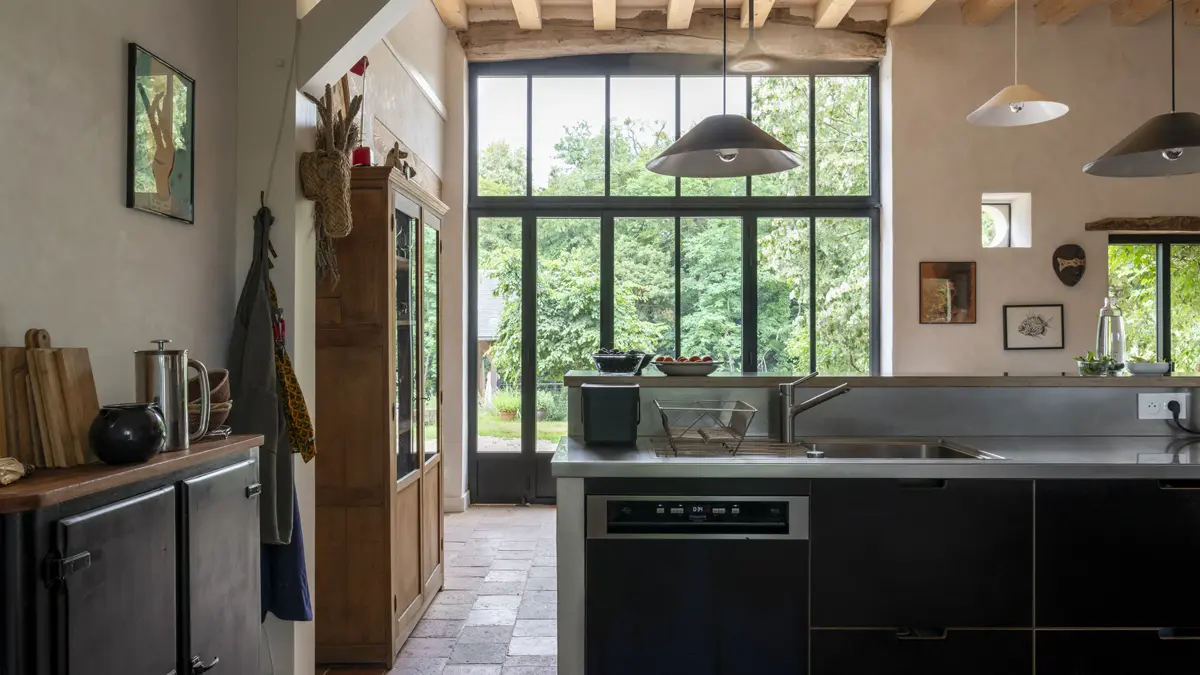 Chambres et table d'hôtes le Vaux Jouin_Marçon_La cuisine ouverte