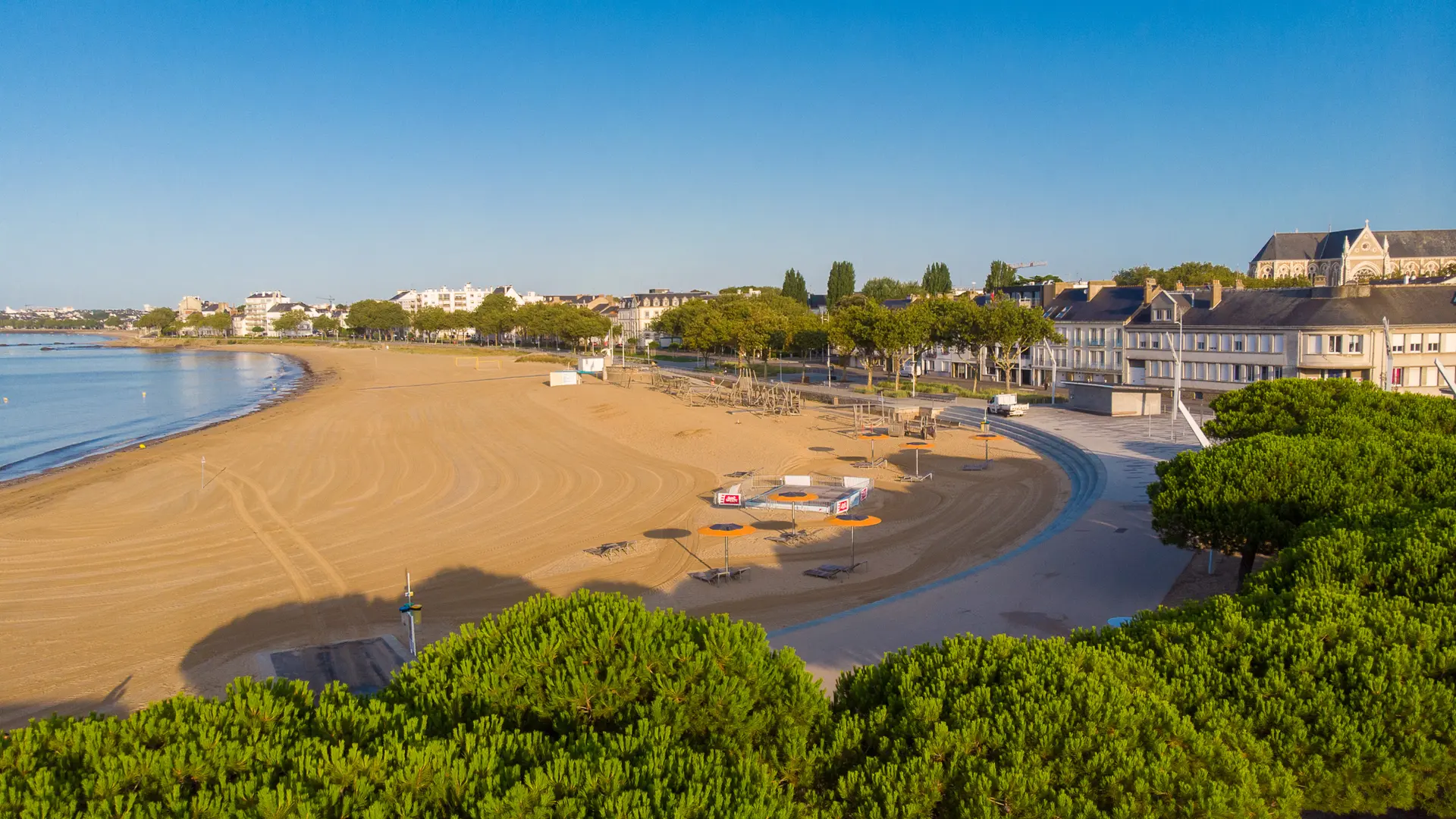 La Grande Plage de Saint-Nazaire proche du centre ville