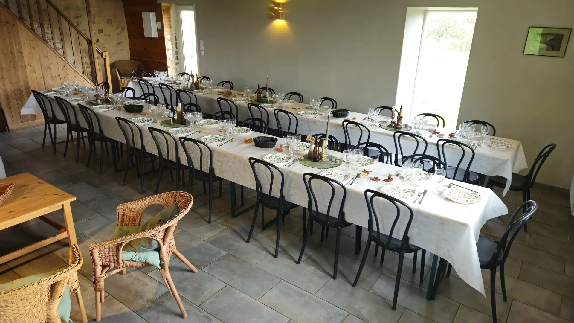 Gîte de La Coudraie - Salle de réception 40 personnes