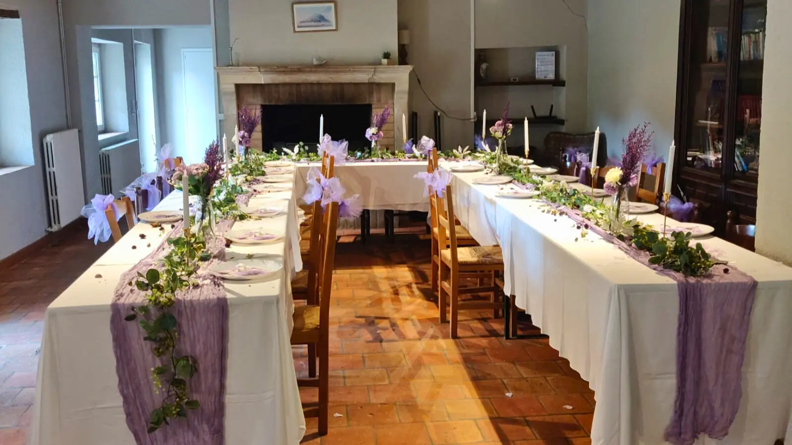 Gîte de La Haie d'Assé - Salle de réception 40 pers
