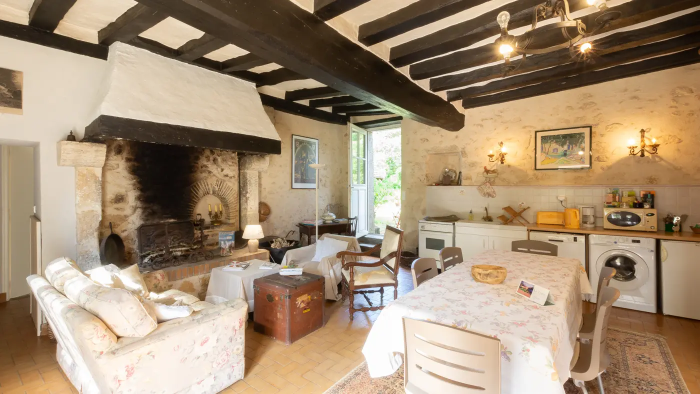 Le Tertre - salon - cuisine