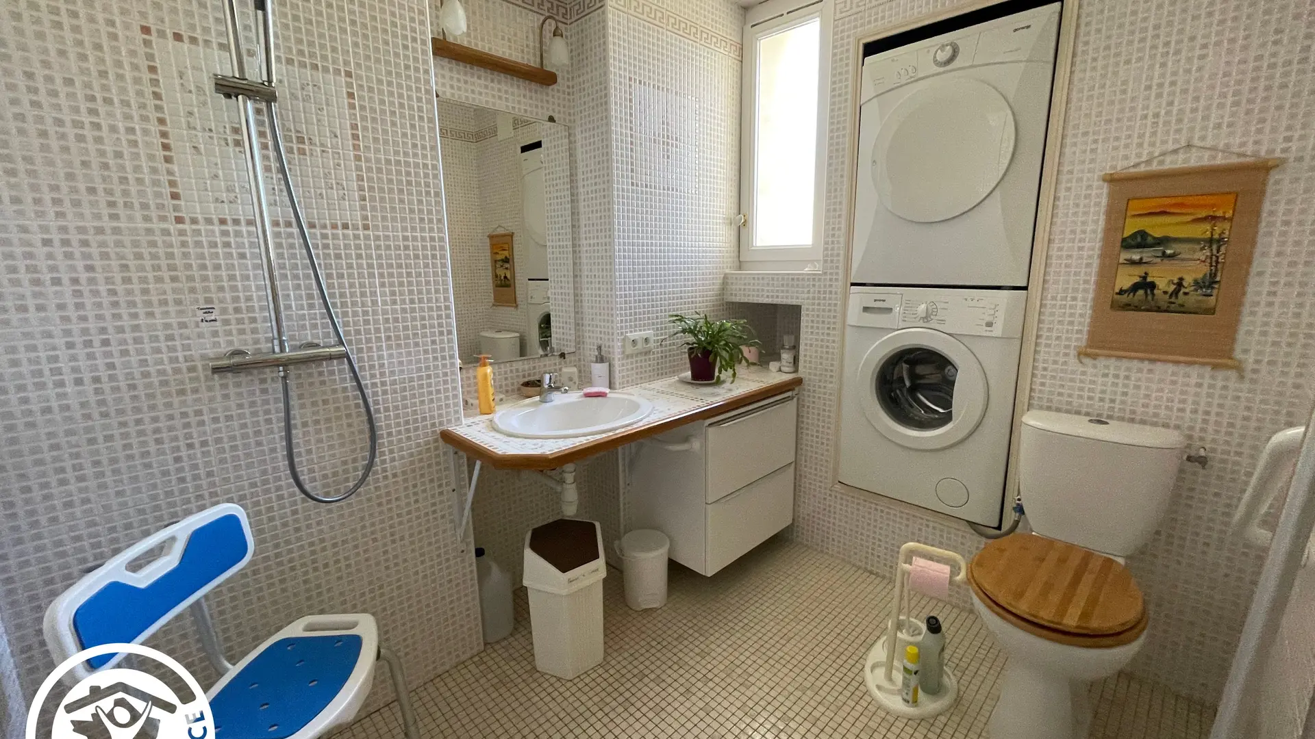 Gite L'Oiseleur salle de bain MDPH rdc_11