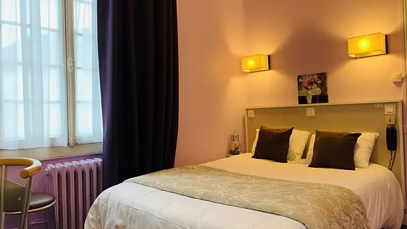 Hôtel-restaurant Au Petit Vivoin - Vivoin - chambre