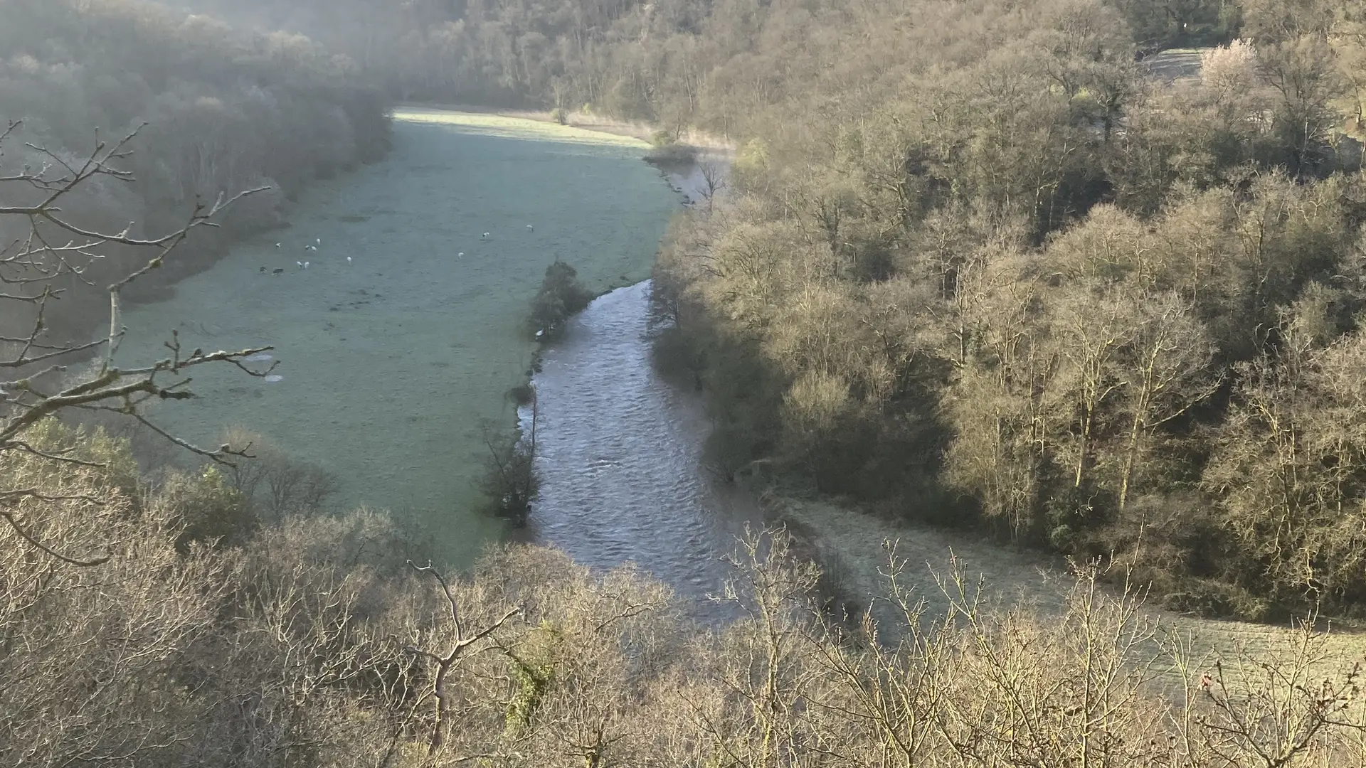 Vue sur la vallée de la misère St Pierre des Nids