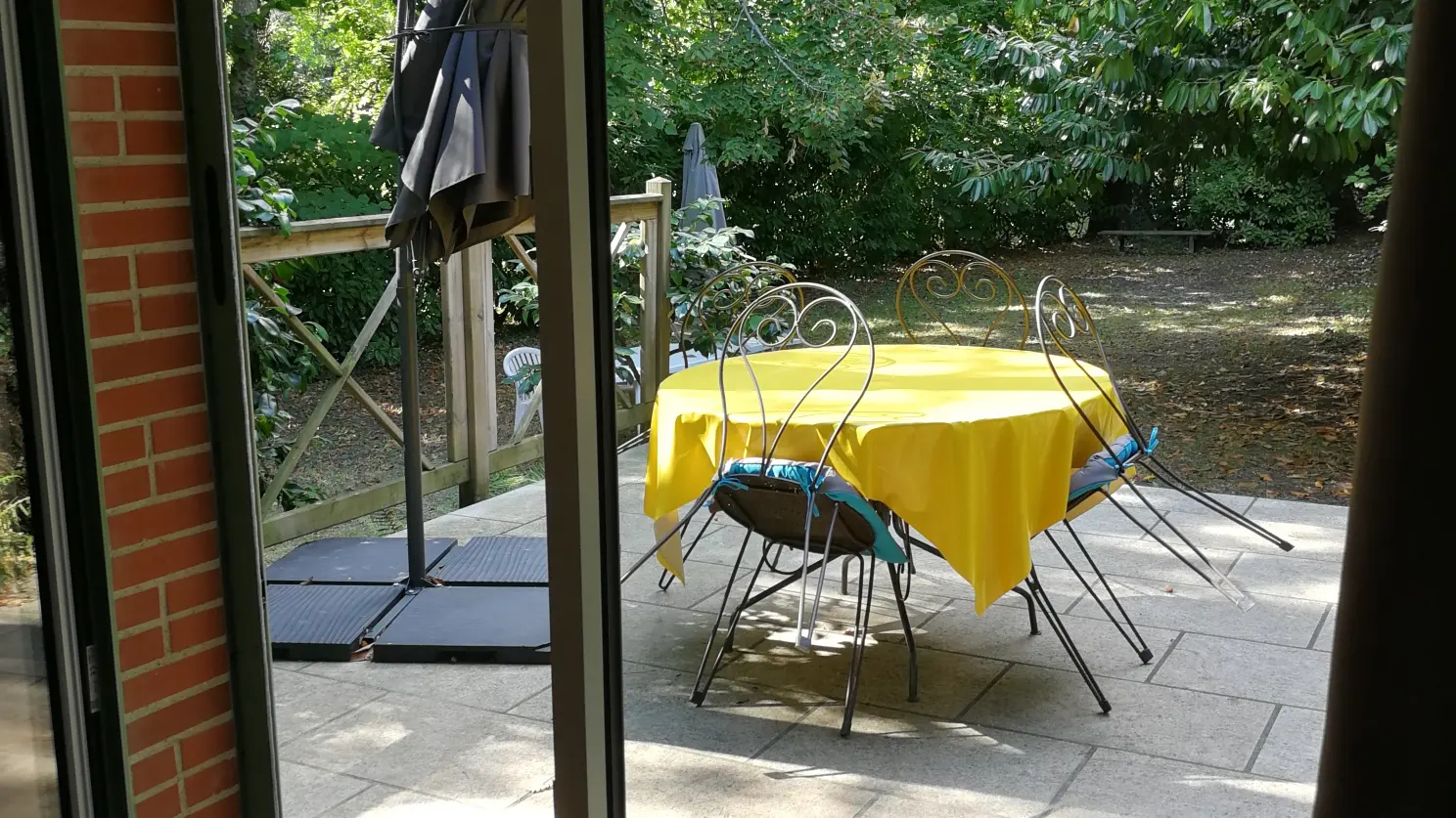 Terrasse sur jardin