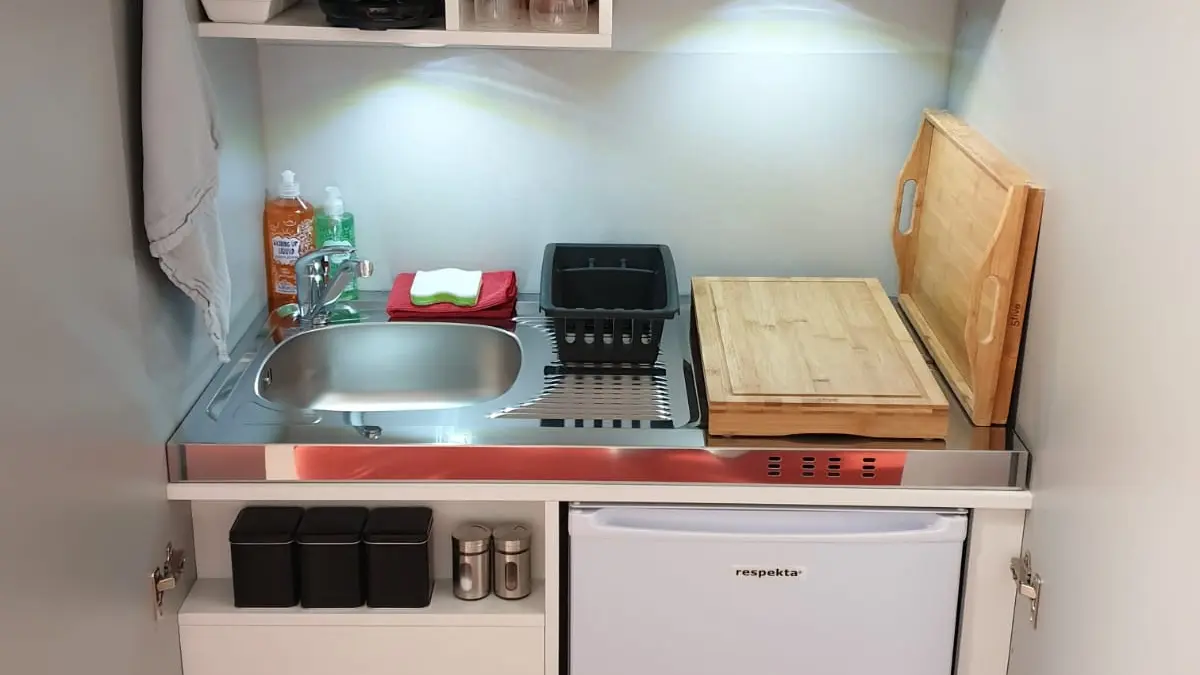 Kitchinette toute équipée pour 2 personnes