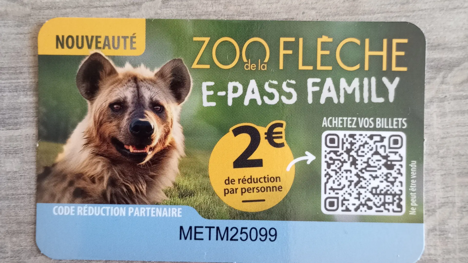 carte de réduction