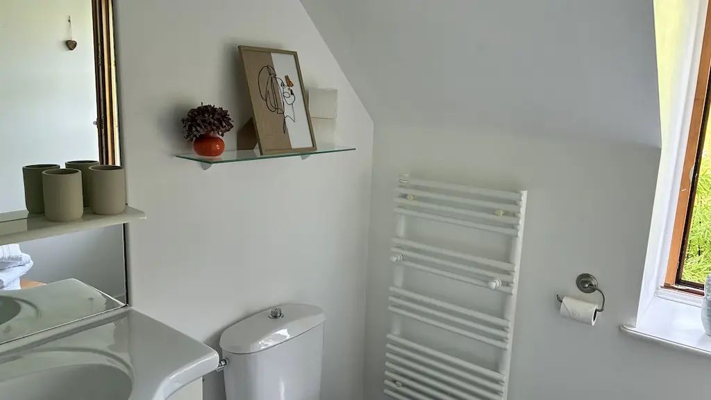 Chambres d'hôtes La Basse Cour - Ancinnes - Salle de bain du Canard à l'Orange