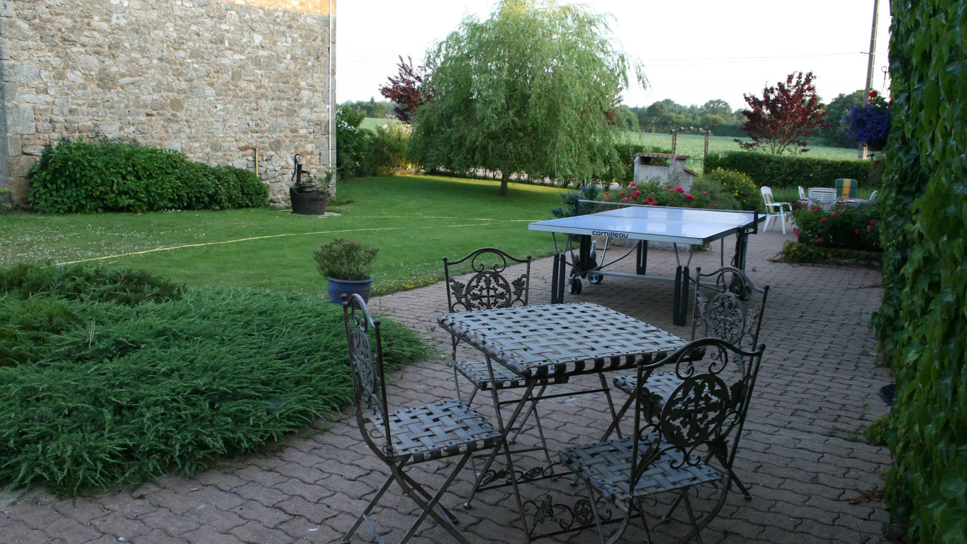 vue sur la terrasse