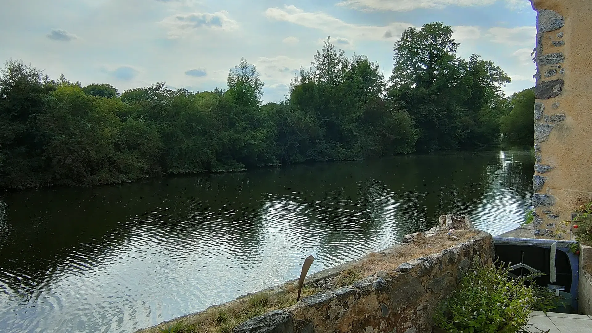 Chez Céline et Quentin - Fresnay-sur-Sarthe - Vue depuis la terrasse