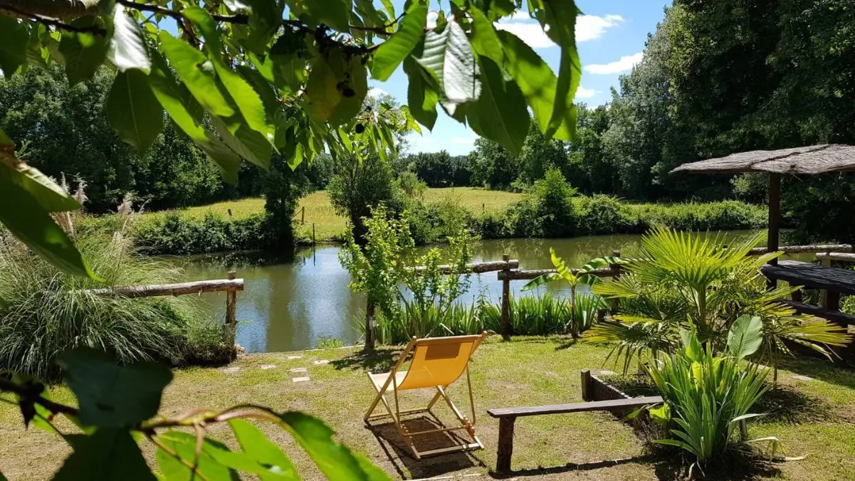 Le Cottage Belmontais - Beaumont-sur-Sarthe - repos au bord de la rivière