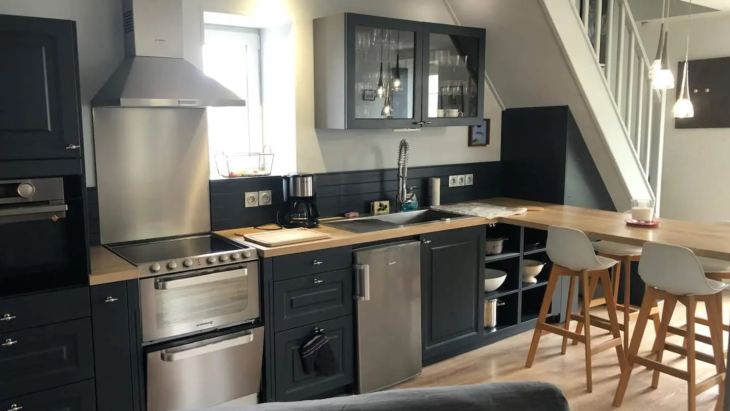 Meublé Le Nid Douillet - Douillet-le-Joly - cuisine