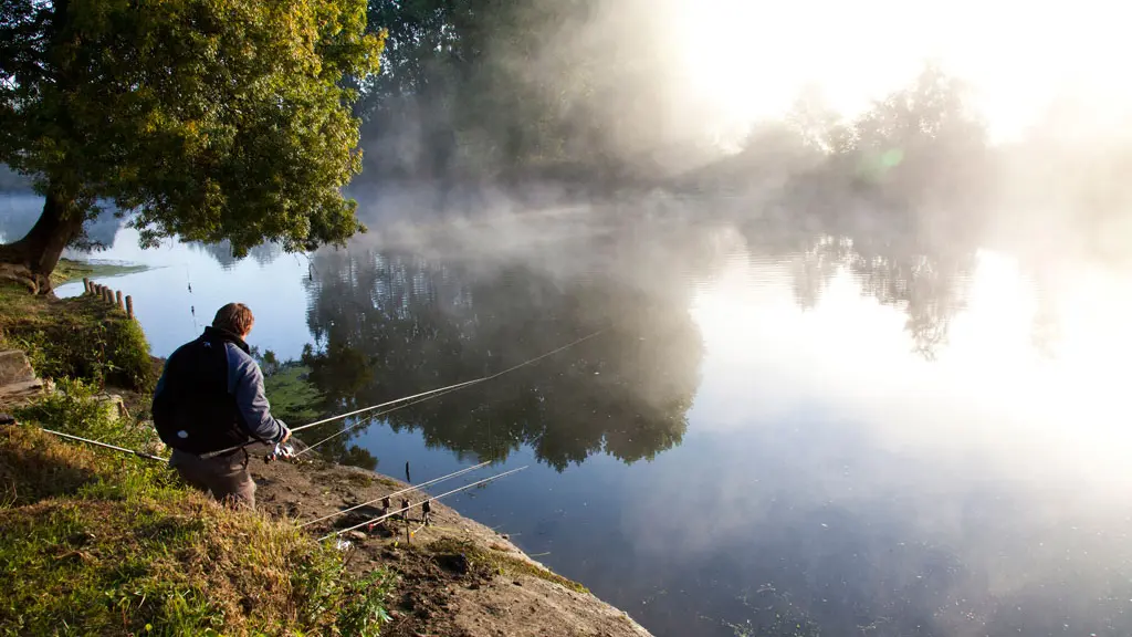 Pêcheur à Fercé-sur-Sarthe