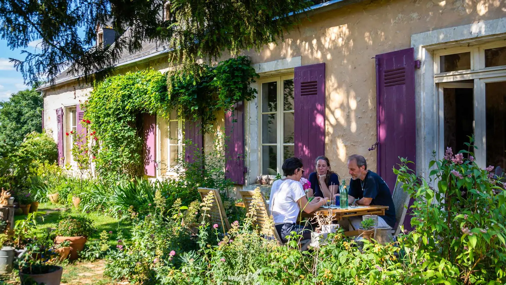 Chambre d'hôtes Le Pressoir Banal - Terrasse
