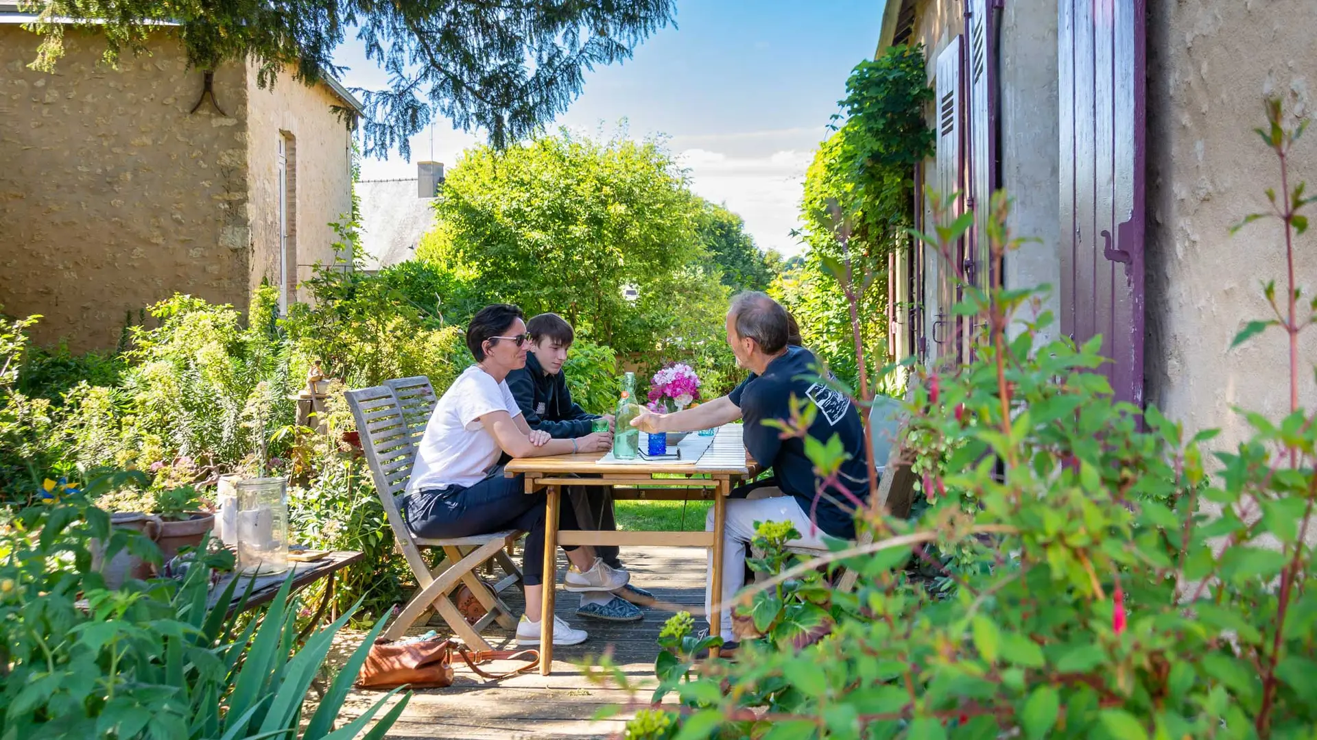Chambre d'hôtes Le Pressoir Banal- Terrasse