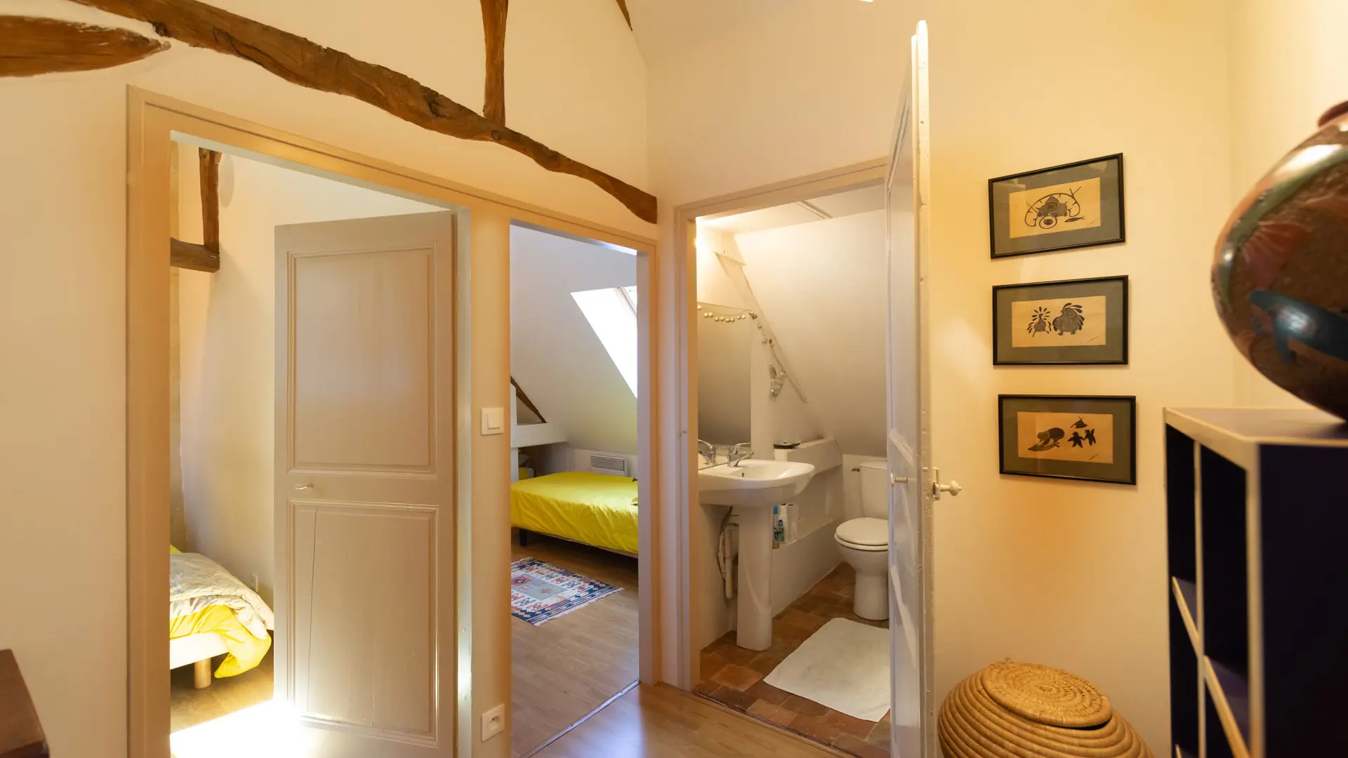 Chambre d'hôtes Le Pressoir Banal - Palier chambres