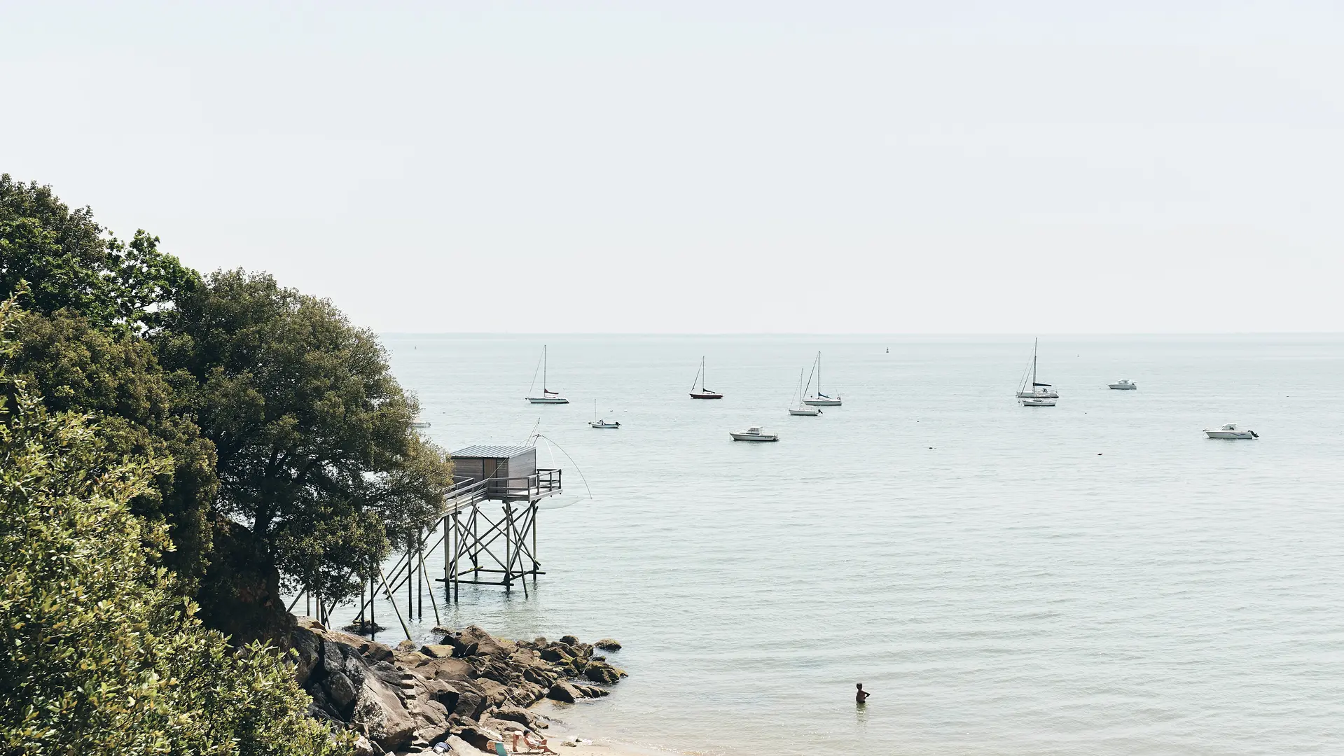 Plage de Virechat à Saint-Nazaire