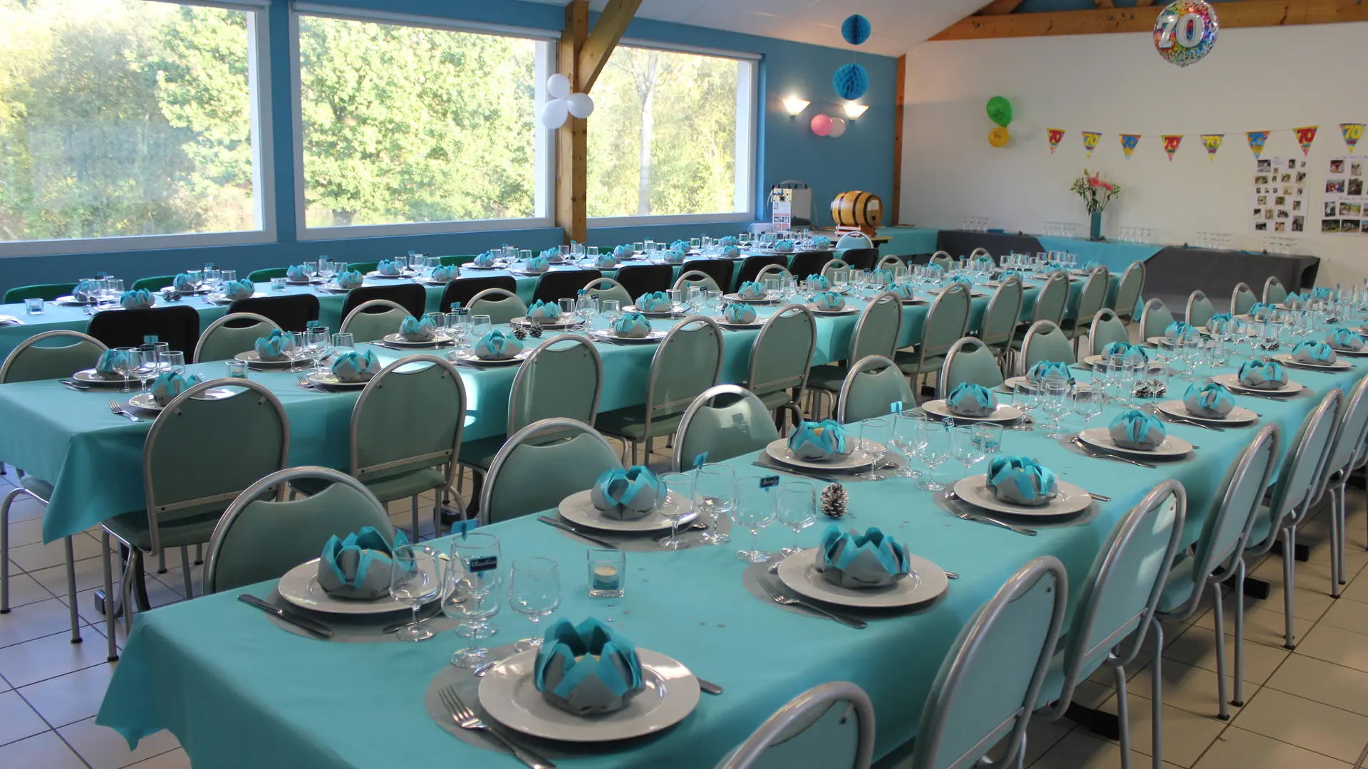 SALLE DE RECEPTION DECOREE