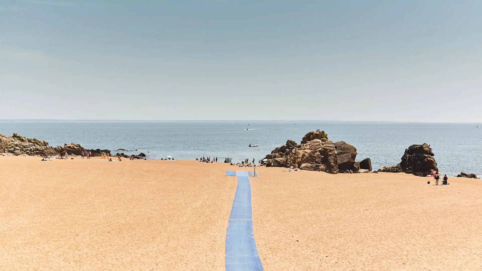 La plage de Monsieur Hulot et son accès pour Tiralo