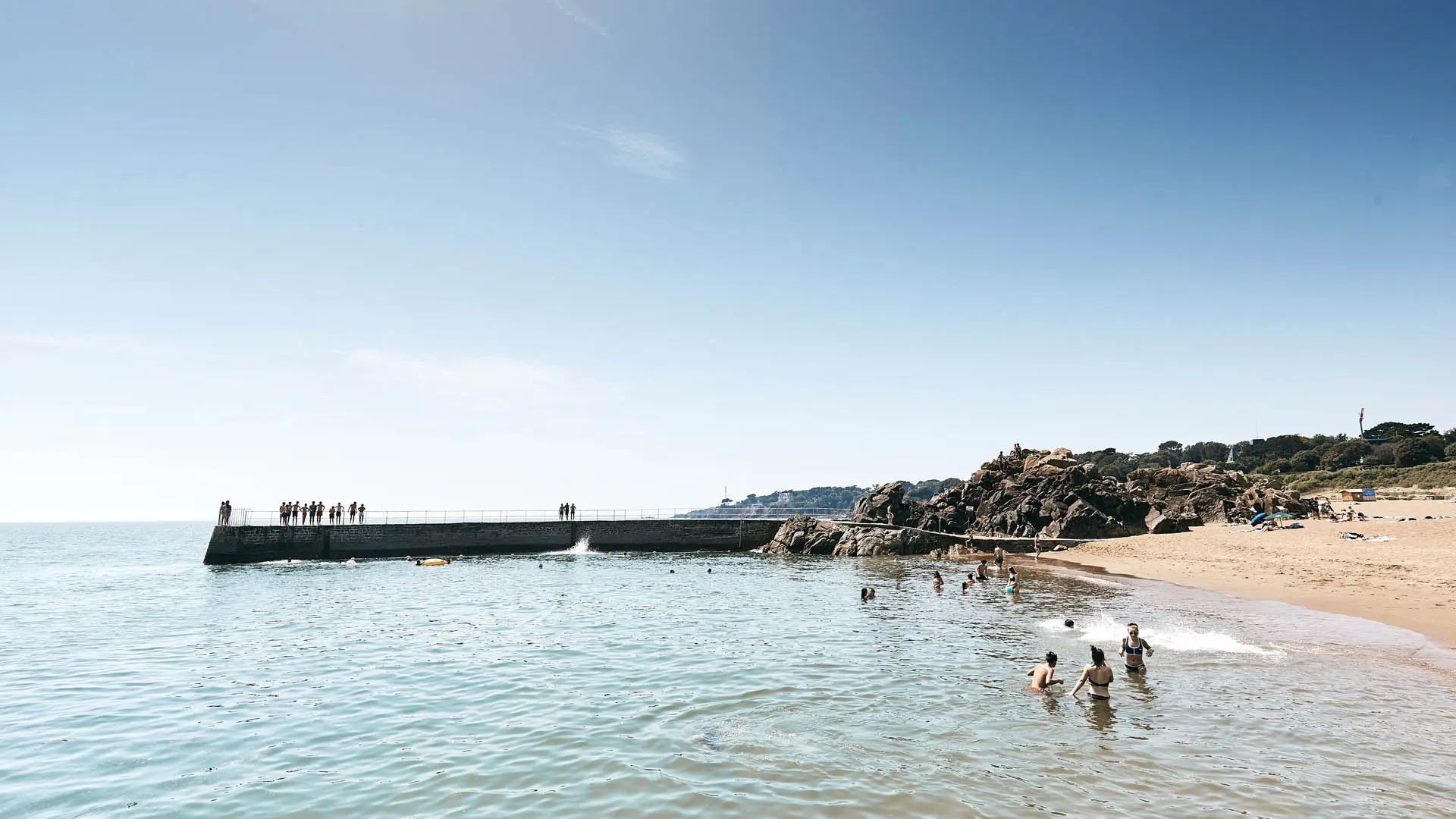 La jetée de la plage de Monsieur Hulot