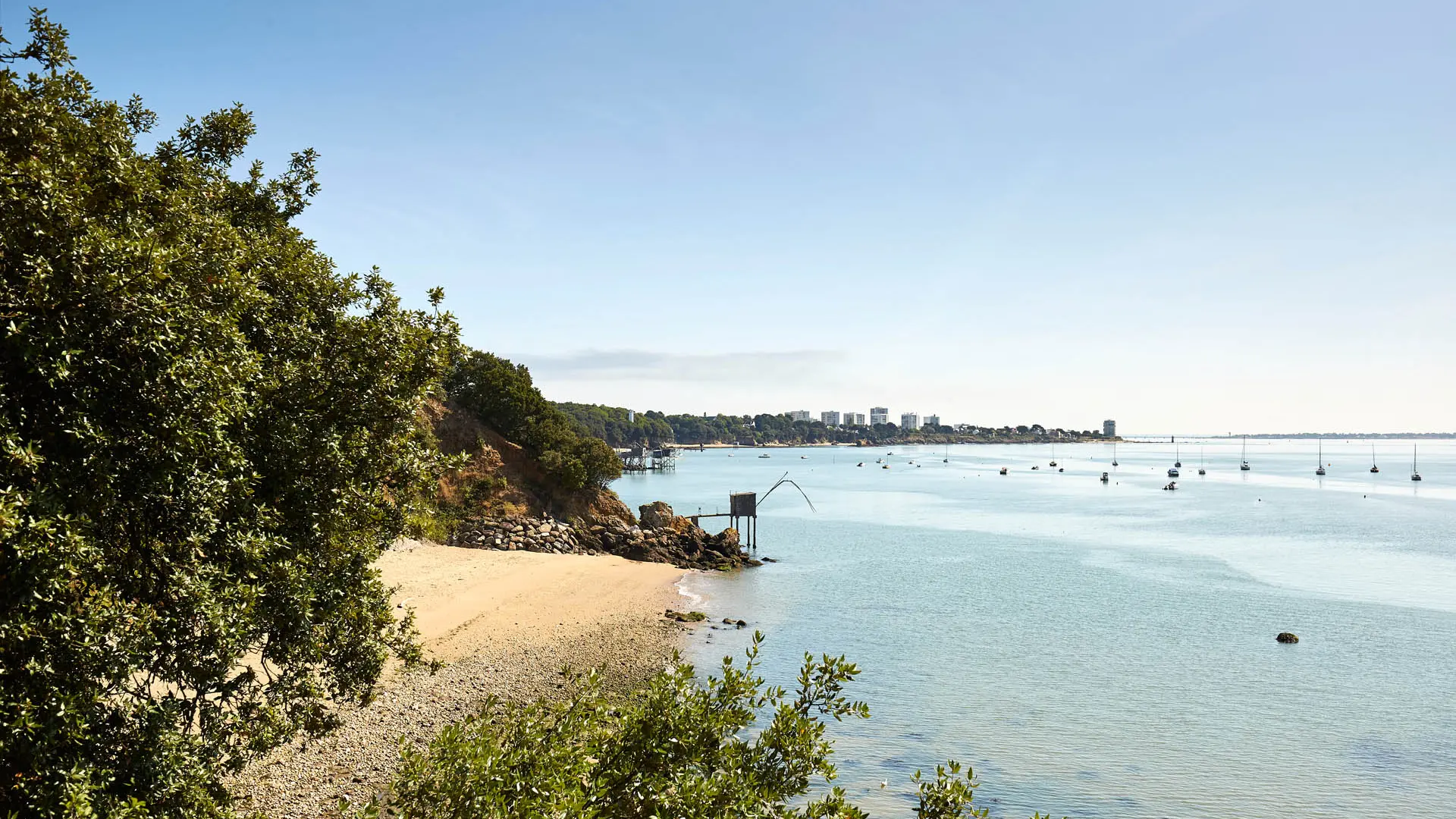 Plage de Port Charlotte à Saint-Nazaire