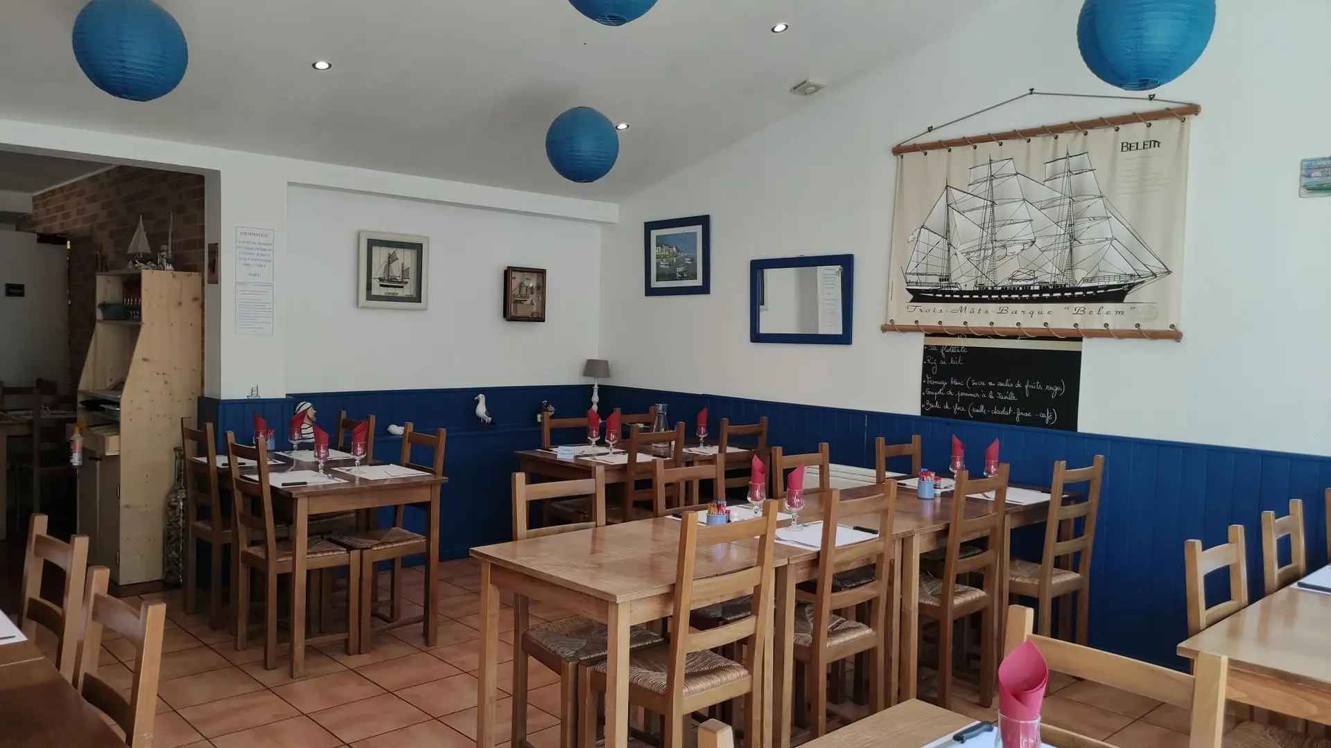 Restaurant Le Belem - Fresnay-sur-Sarthe - intérieur