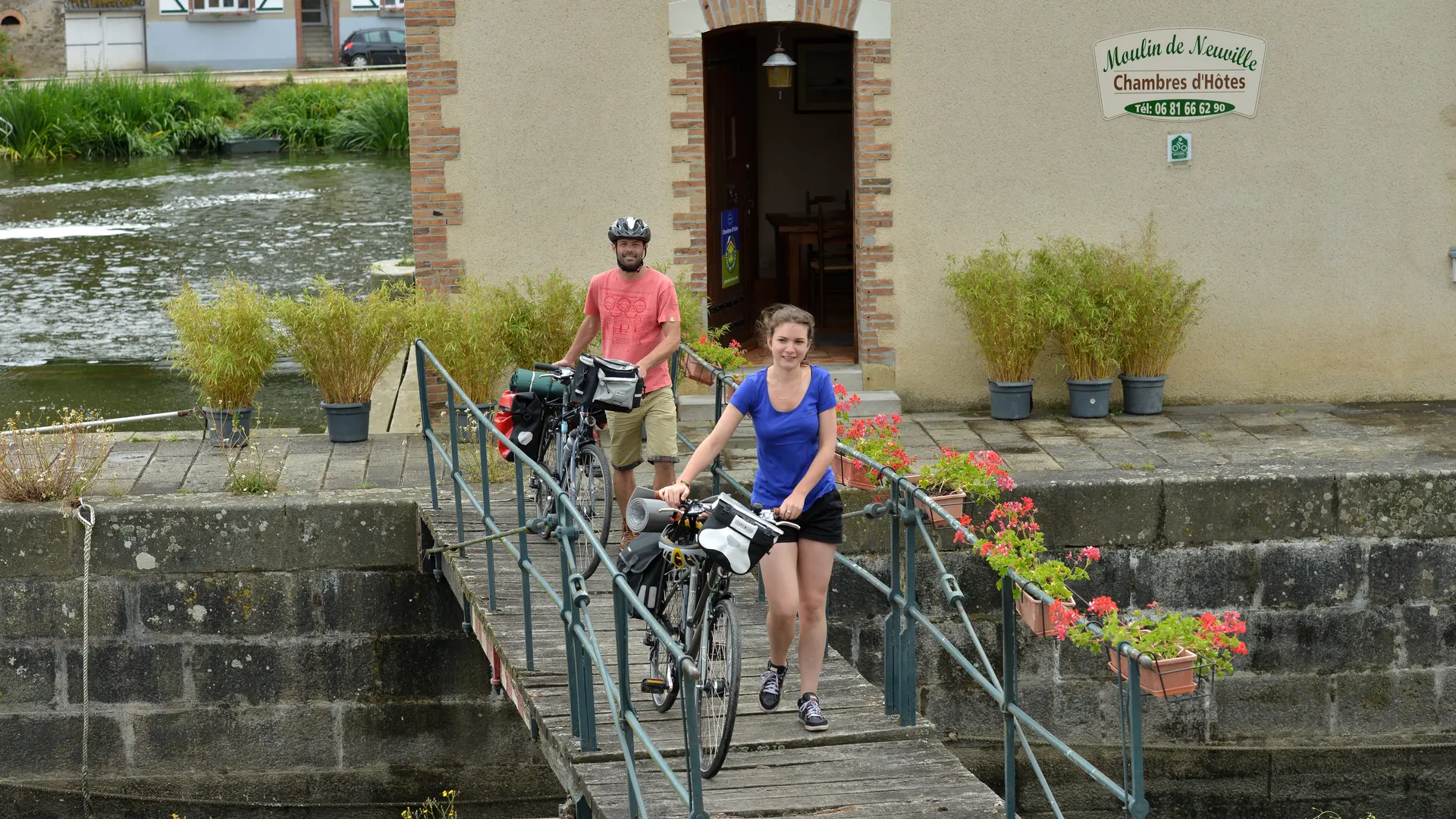 Moulin de Neuville - à vélo