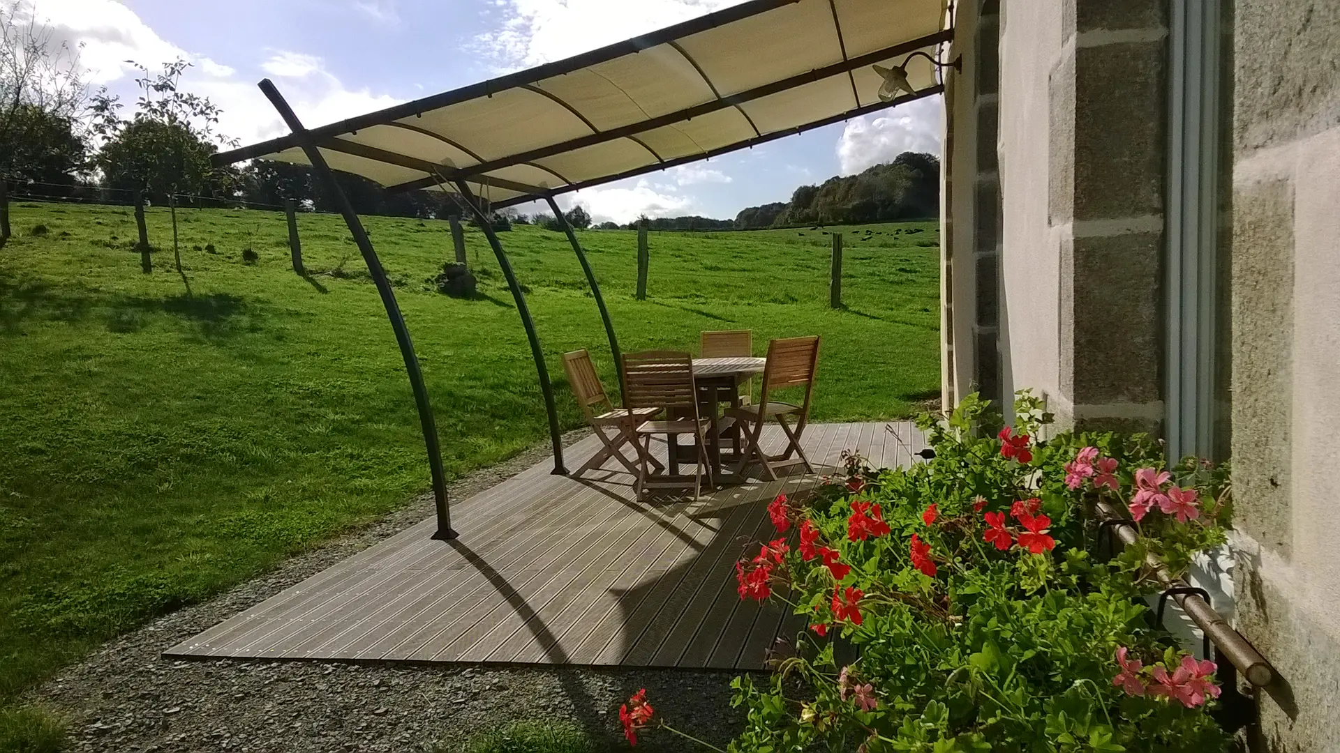 La terrasse plein sud