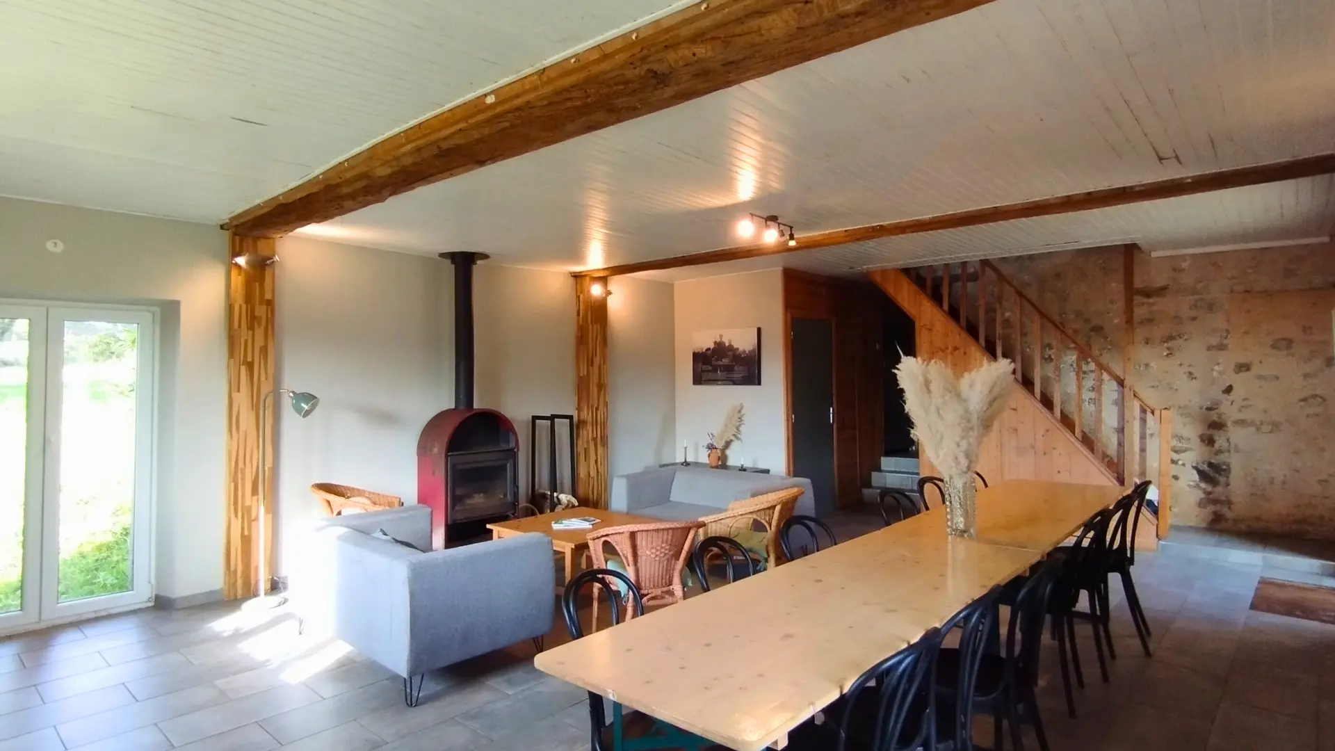 Gîte de La Coudraie - Salle de réception 40 pers