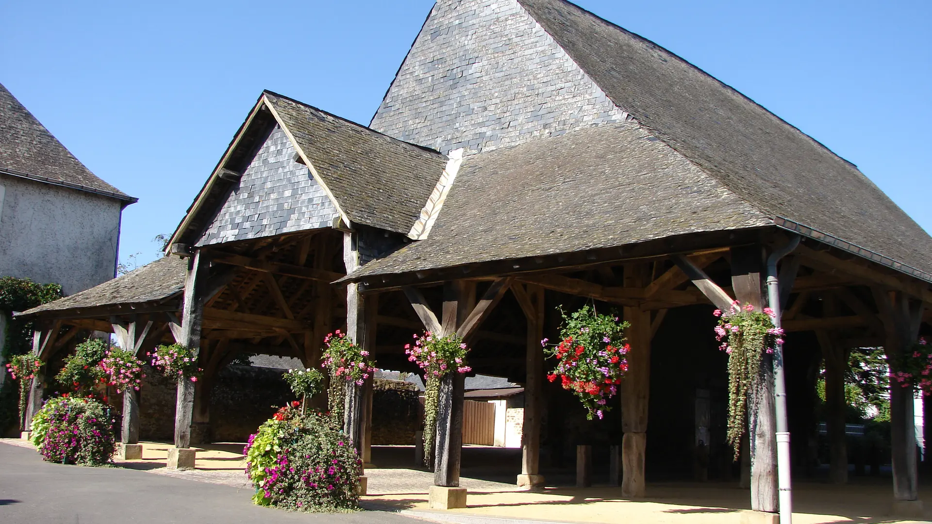 LES HALLES DE 1509 DE ST DENIS D'ANJOU