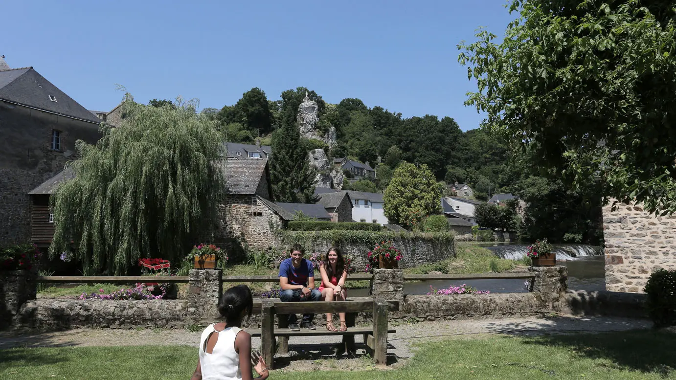 Communauté de Communes d'Ernée : Le centre-ville de Chailland.