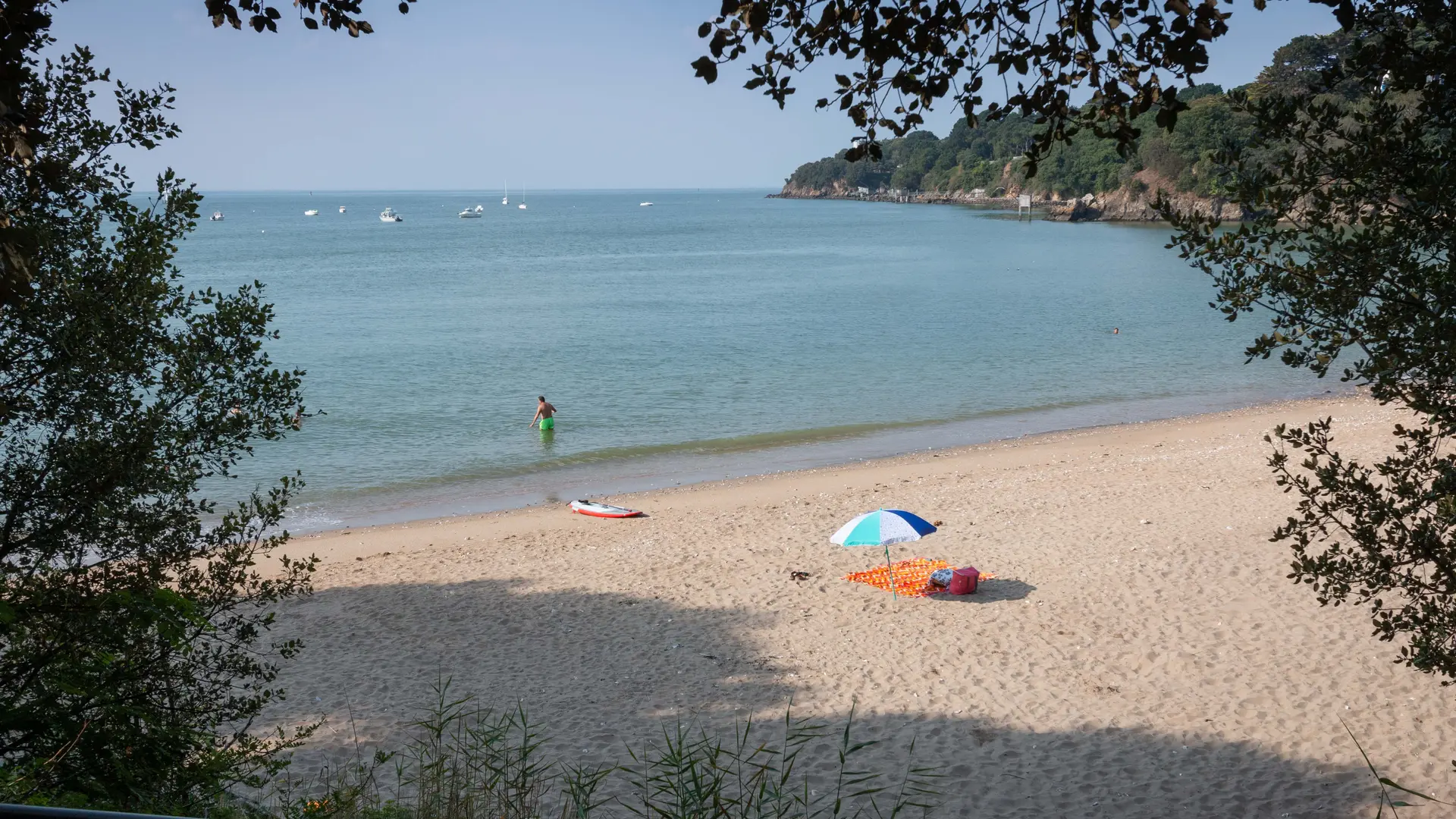 Plage de Trébézy à Saint-Nazaire