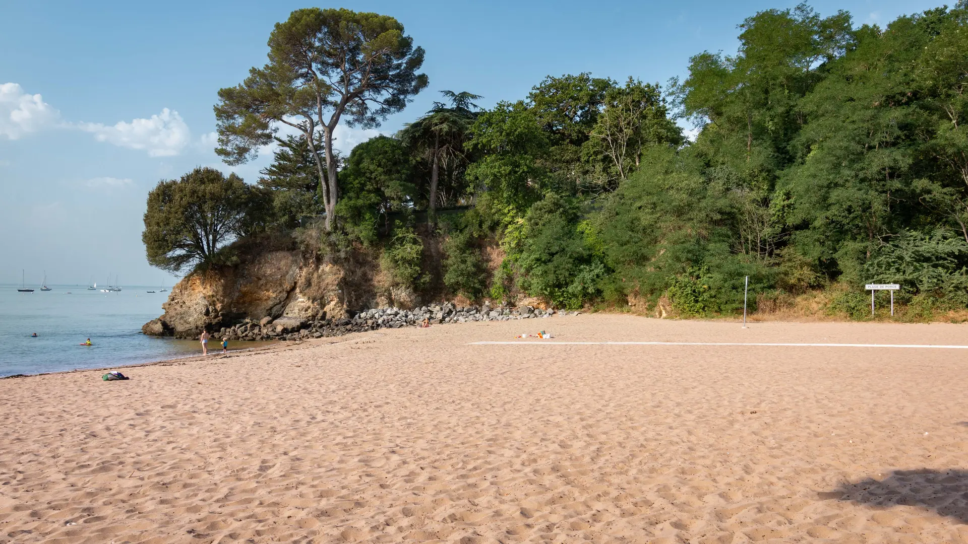 Plage de Porcé à Saint-Nazaire et son sable fin