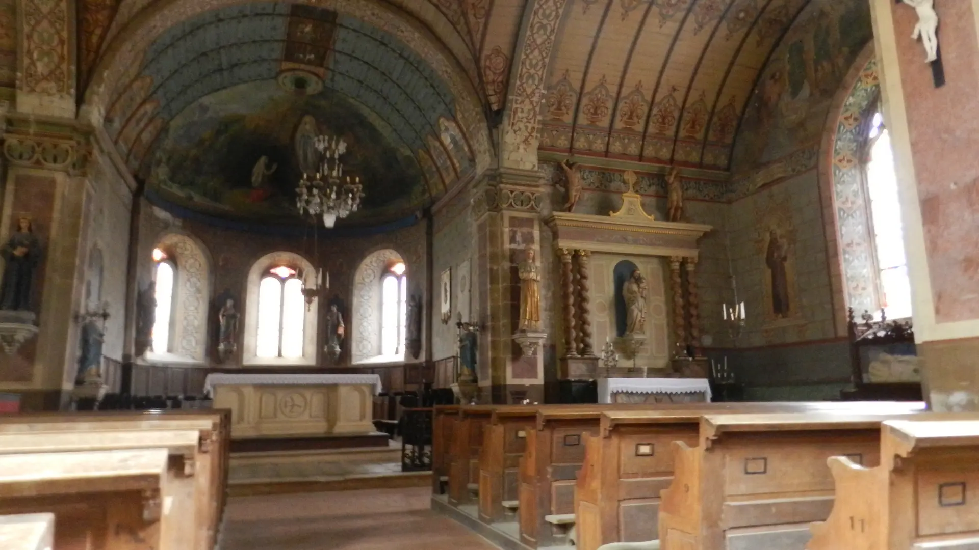 église de Courcemont - intérieur