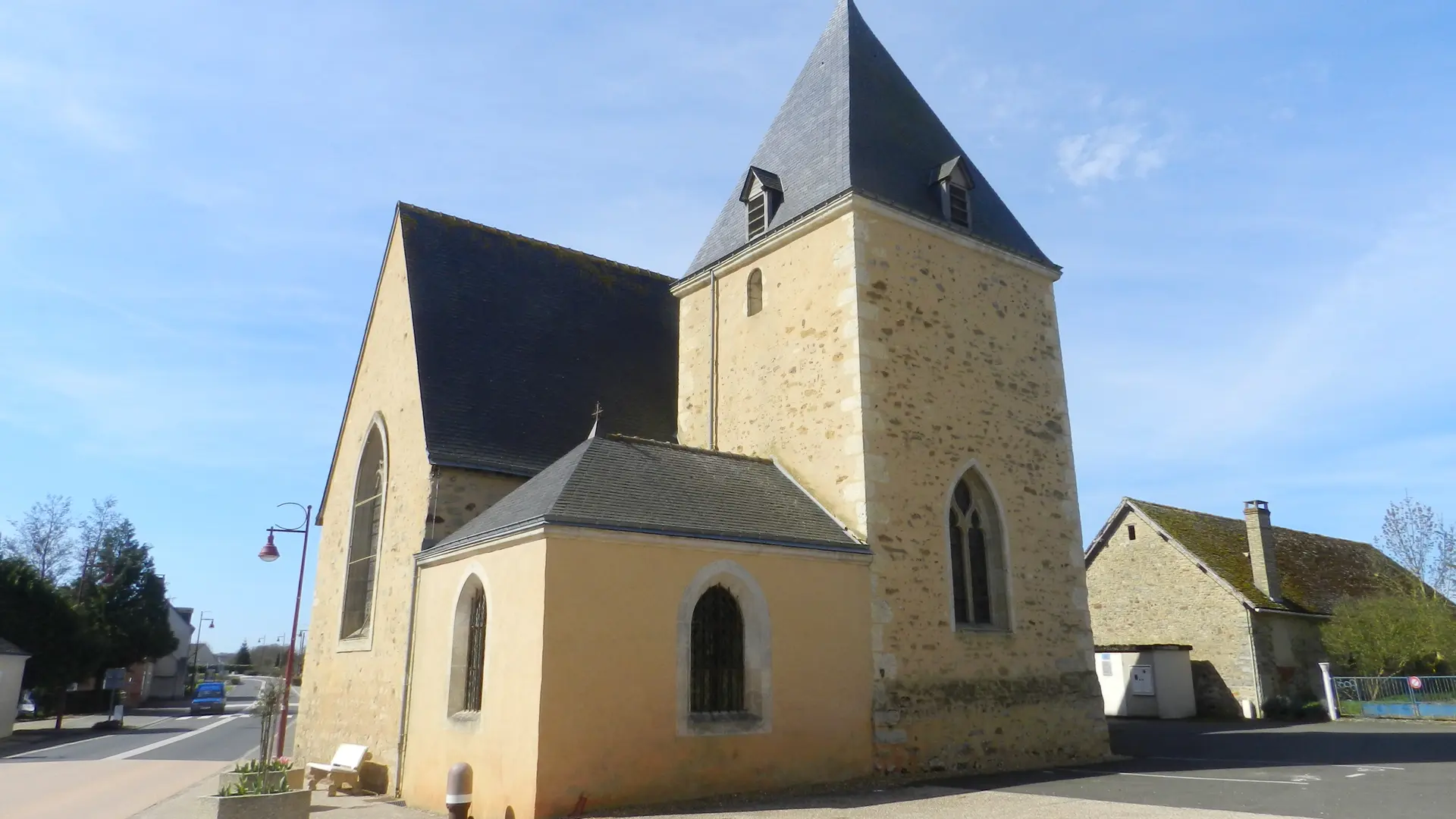 église rouperroux le coquet - extérieur