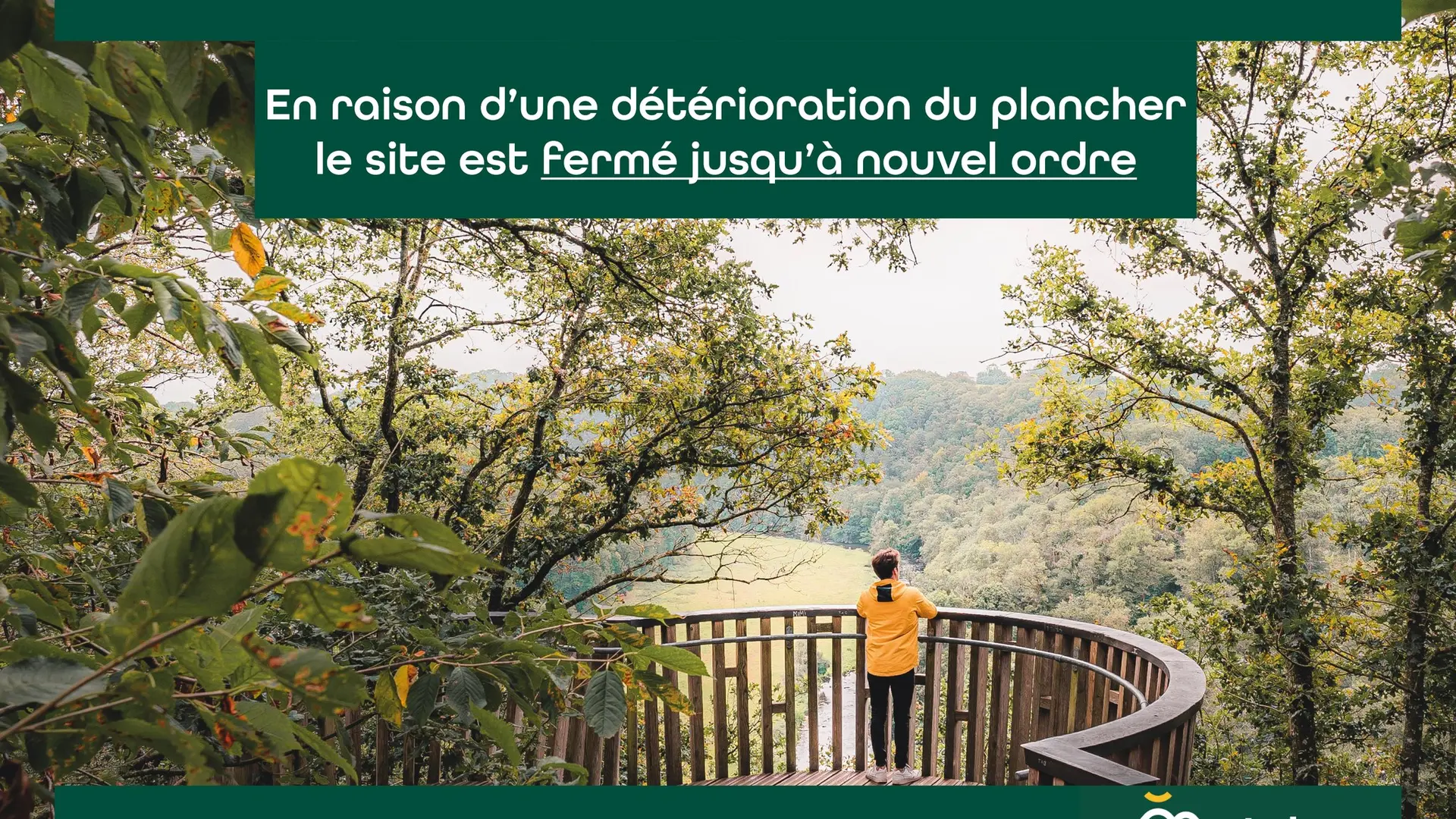 fermeture temporaire accès belvédère Canyon des Toyères (8 07 2024)