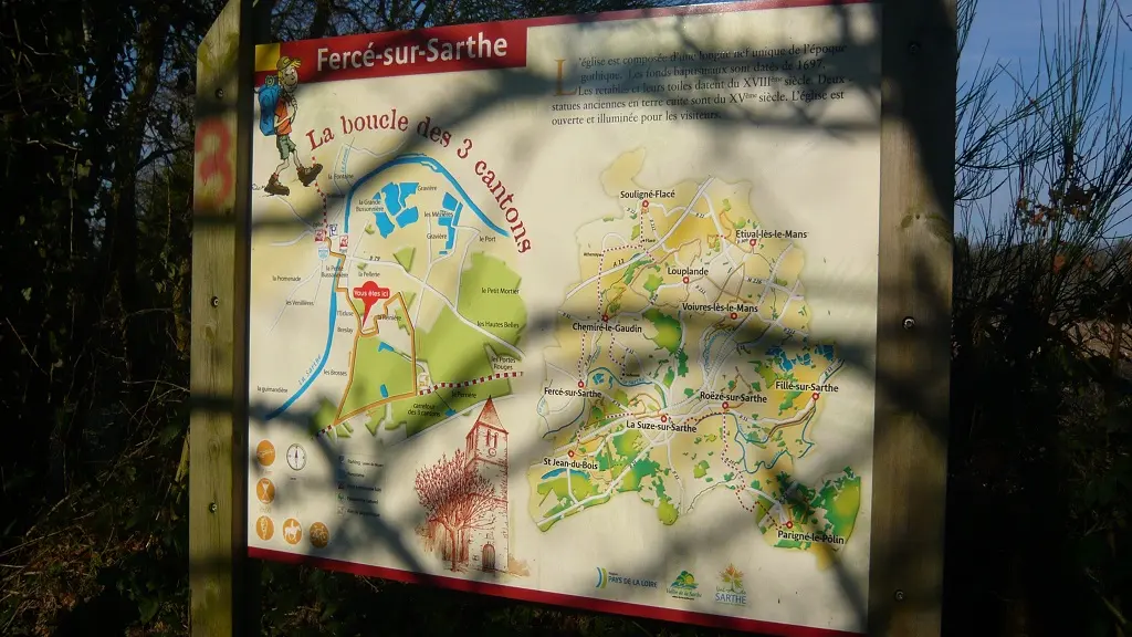 Itinéraire Boucle des 3 cantons de Fercé - Panneau