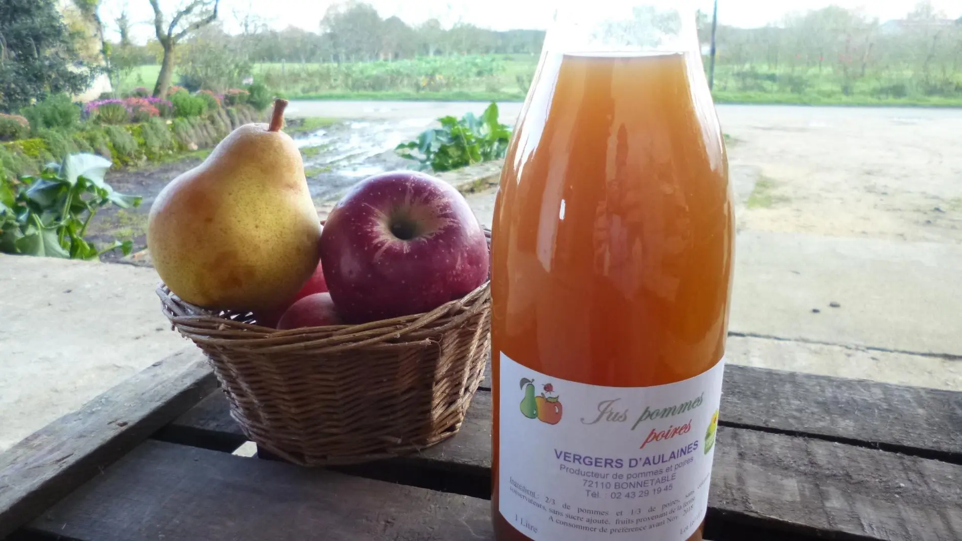 Vergers d'Aulaines - jus de fruit