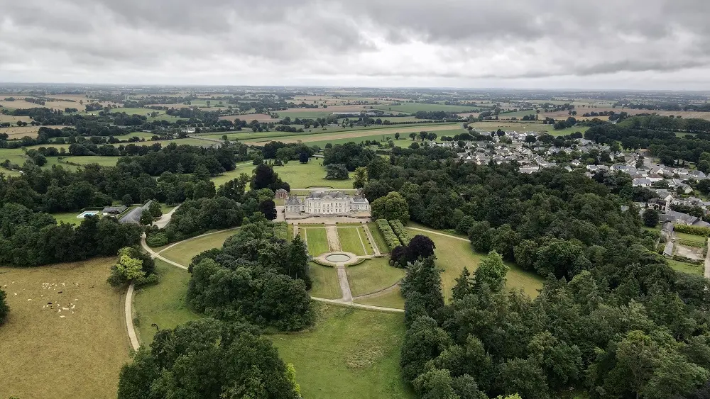 les courbes du parc à l'anglaise