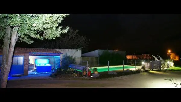 Zone détente la nuit