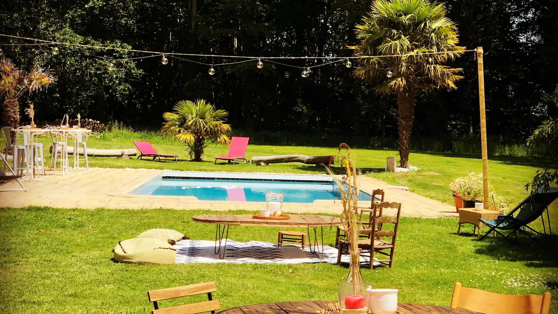 La piscine du château