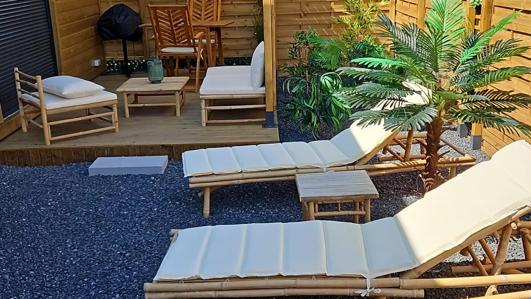 jardin privé tout équipé