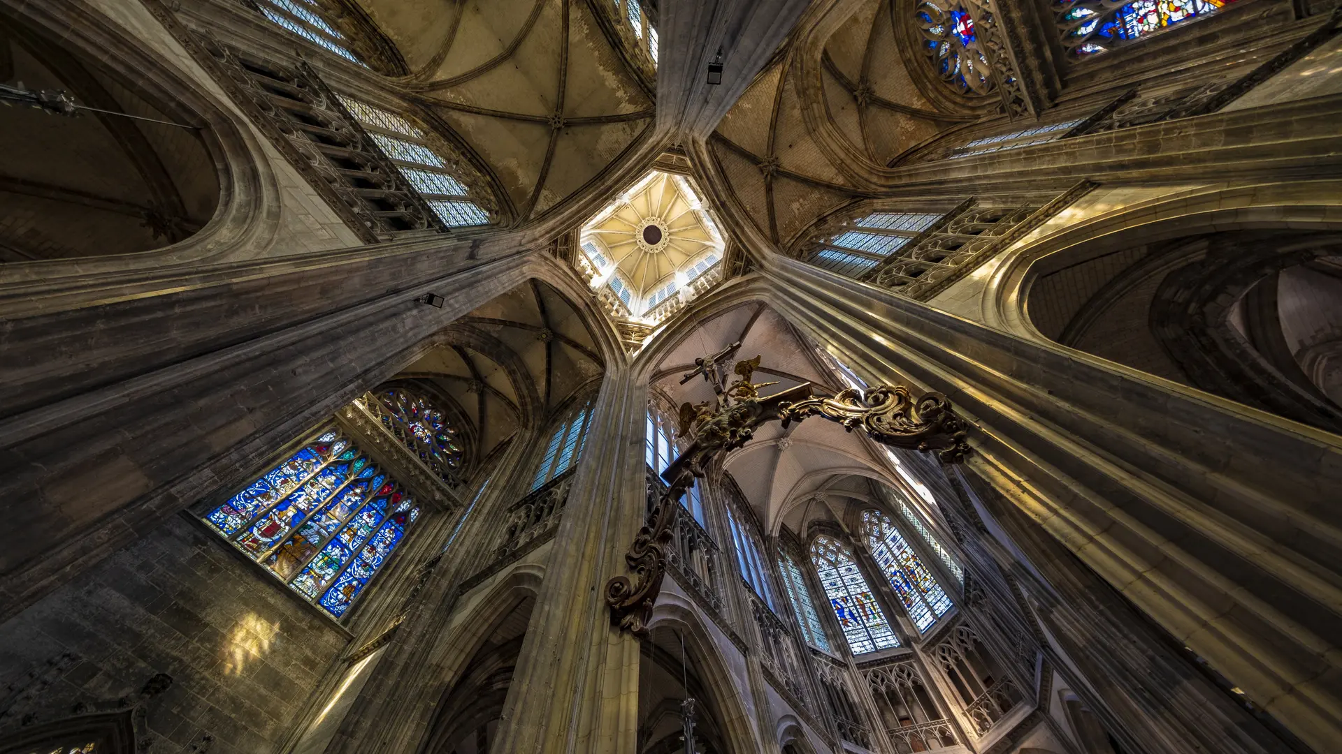 Intérieur église Saint-Maclou